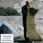 Ultraleichte 550g Aufblasbare Isomatte mit integriertem Kissen – Bild 9