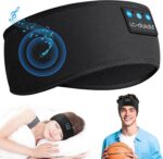 LC-dolida Bluetooth Schlafkopfhoerer 5.4 – Schlaf Stirnband Kopfhoerer fuer Sport, Reisen & Yoga
