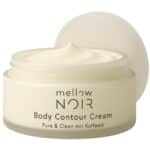 mellow NOIR Body Contour Cream 200 ml – Straffende Körpercreme gegen Cellulite – Für Bauch, Beine und Oberarme – Schnell einziehend