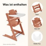 Stokke Tripp Trapp Hochstuhl mit Tablett – Ergonomisches, verstellbares Babyset (6–36 Monate) – Bild 8