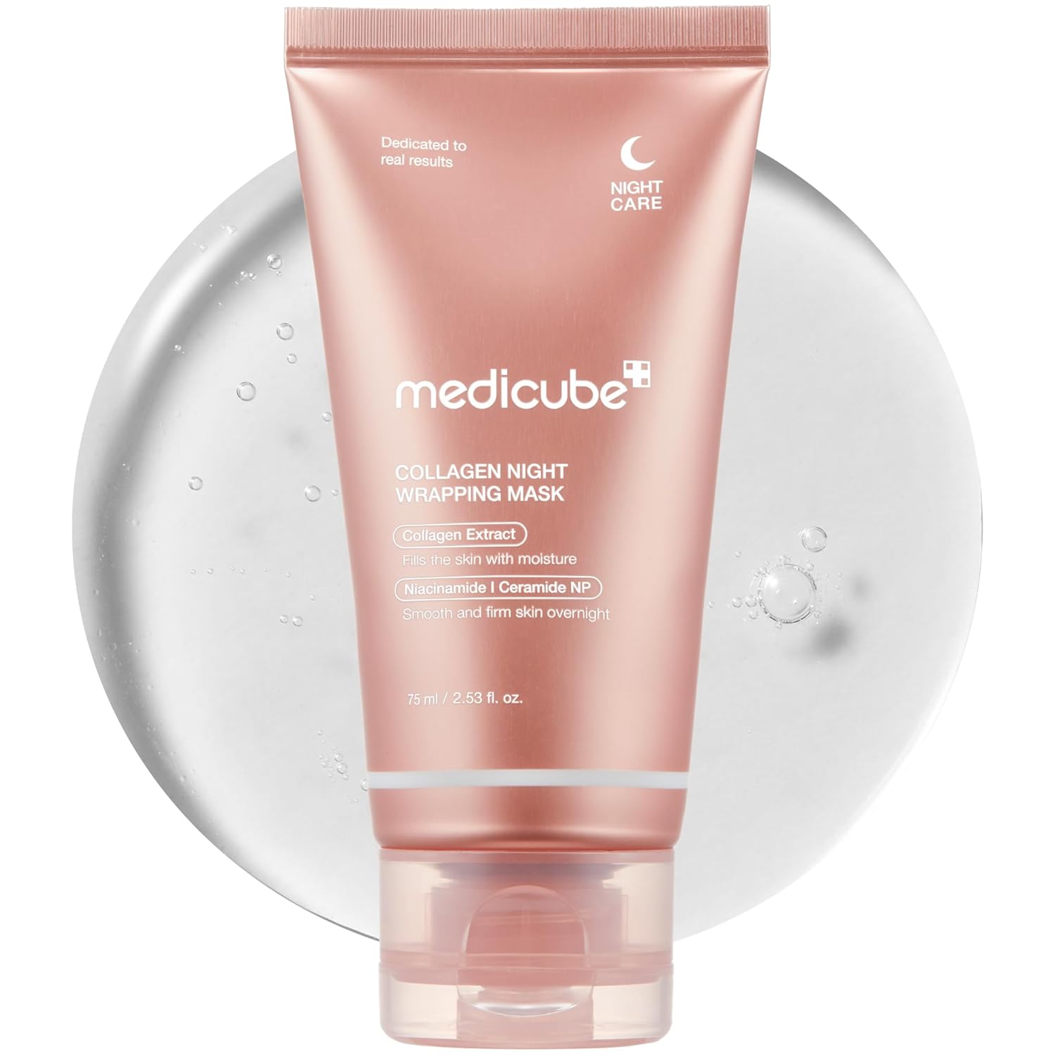 61occWCJN-L._SL1500_ Medicube Collagen Night Wrapping Cream – Nachtmaske für verbesserte Hautelastizitaet (75 ml) – Bild 1