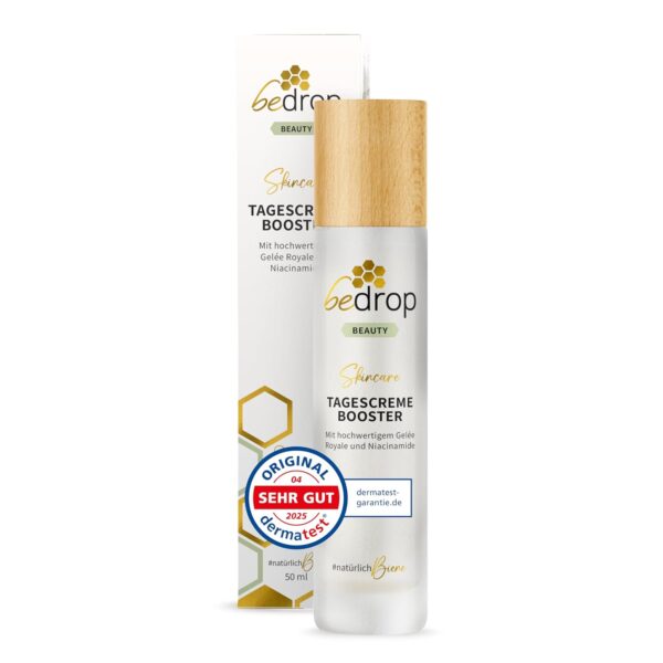 bedrop Tagescreme Booster mit Gelée Royale & Niacinamid – Hochkonzentrierte Gesichtscreme, 50 ml