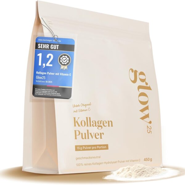 Glow25® Collagen Pulver [450g]