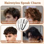Lockenkamm Texturkamm – Volumen-Tool für Haaransatz & Styling (für Damen & Herren)