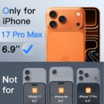 JETech Sichtschutz-Glas für iPhone – Anti-Spionage Displayschutz mit Installationshilfe, 2 Stück – Bild 7