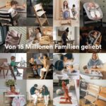 Stokke Tripp Trapp Hochstuhl mit Tablett – Ergonomisches, verstellbares Babyset (6–36 Monate) – Bild 7