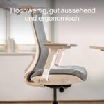 Ergo Bürostuhl Schwarz mit Armlehnen