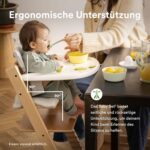 Stokke Tripp Trapp Hochstuhl mit Tablett – Ergonomisches, verstellbares Babyset (6–36 Monate) – Bild 2
