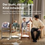 Stokke Tripp Trapp Hochstuhl mit Tablett – Ergonomisches, verstellbares Babyset (6–36 Monate) – Bild 6