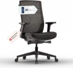 Ergo Bürostuhl Schwarz mit Armlehnen