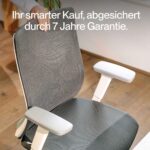 Ergo Bürostuhl Schwarz mit Armlehnen
