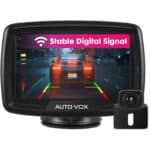 AUTO-VOX Kabellose Rückfahrkamera CS2 – 4,3–5" Monitor, Nachtsicht, IP68, einfache Installation