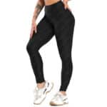 INSTINNCT Damen Slim Fit Hohe Taille Sportshort Lange Leggings mit Bauchkontrolle – Bild 2