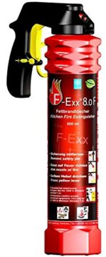 F-Exx 8.0 F Schaum-Feuerlöscher 800 ml – Sicherer Fettbrand-Löscher für Küche & Haushalt – Bild 2