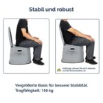 Bonnlo Campingtoilette mit abnehmbarem Eimer – mobile Reisetoilette für Outdoor-Aktivitäten – Bild 5