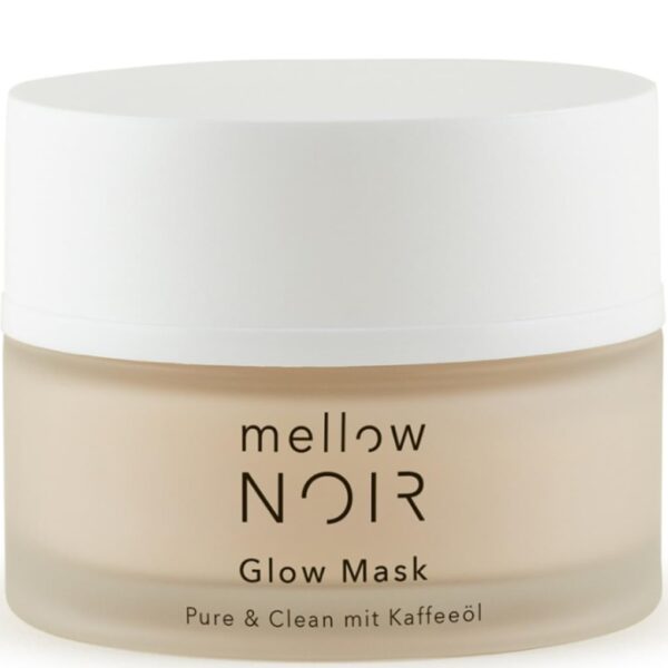 50 ml Glow Mask von mellow NOIR – Tägliche Nachtcreme mit Lotusblüte & Meerfenchel – Porenverfeinernde Naturkosmetik für ebenere Haut