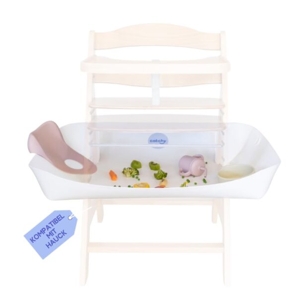 CATCHY Auffangschale für Hauck Alpha+ & Beta+ – Patentierter Food Catcher für Hochstühle