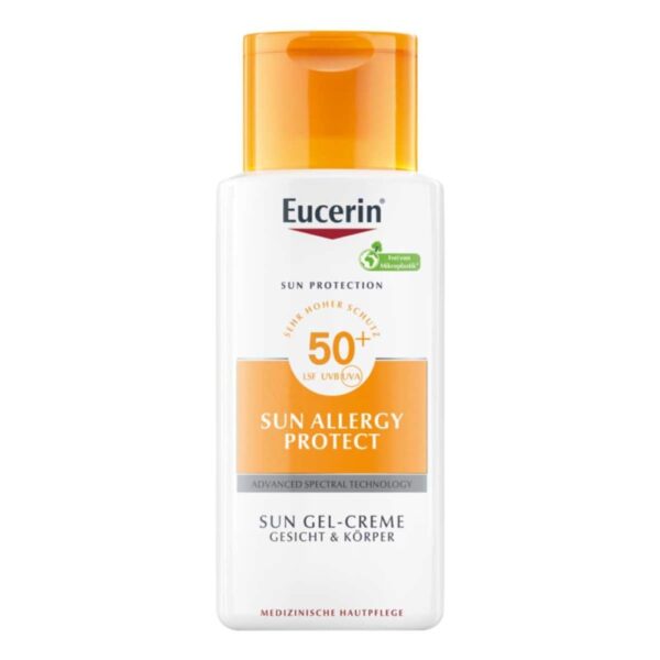 Eucerin Sun Allergie Gel LSF 50+ – Sonnenschutz für empfindliche Haut, 150 ml
