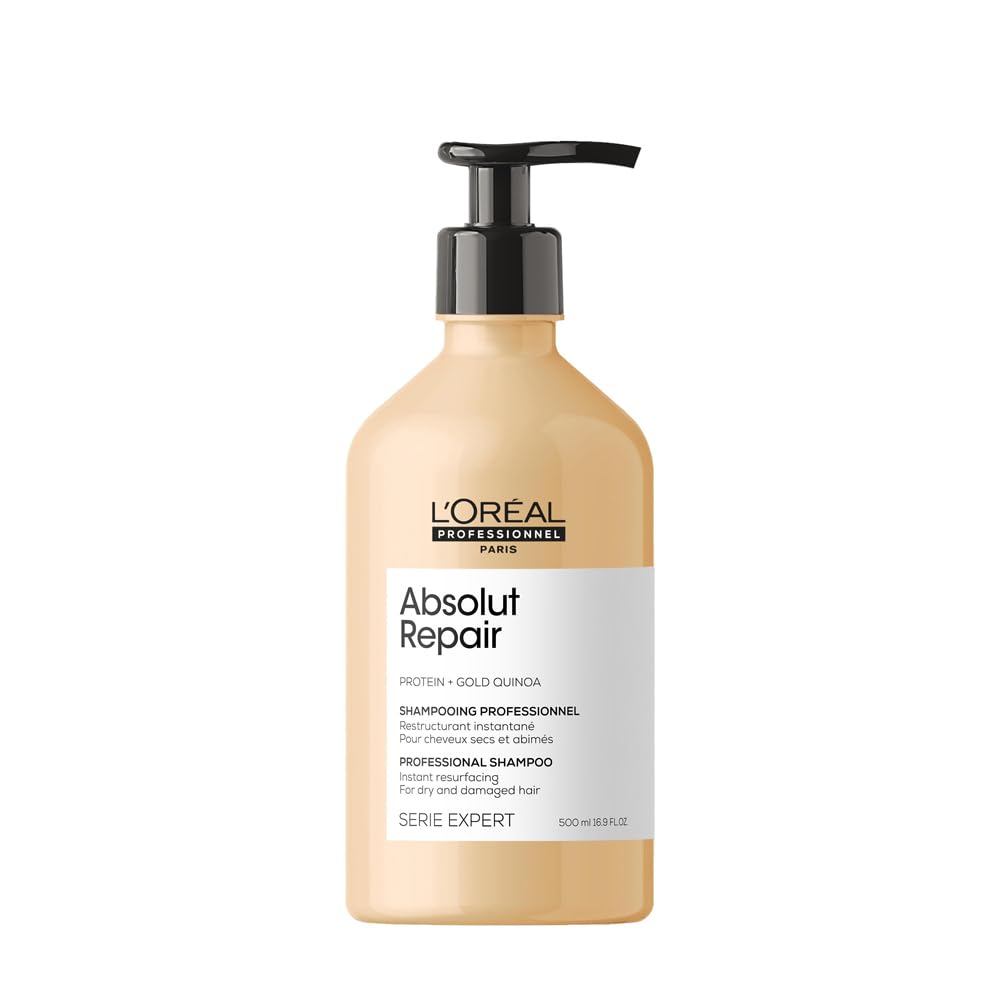41OkpqVnZ4L._SY1000_.jpg L'Oréal Professionnel Absolut Repair Shampoo mit Quinoa – Reparierendes Haarshampoo – Bild 1