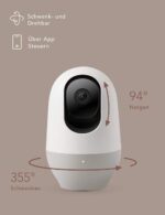 nooie 1080P HD Babyphone mit 360° KI-Tracking – WLAN Baby Monitor mit Gegensprechfunktion – Bild 7