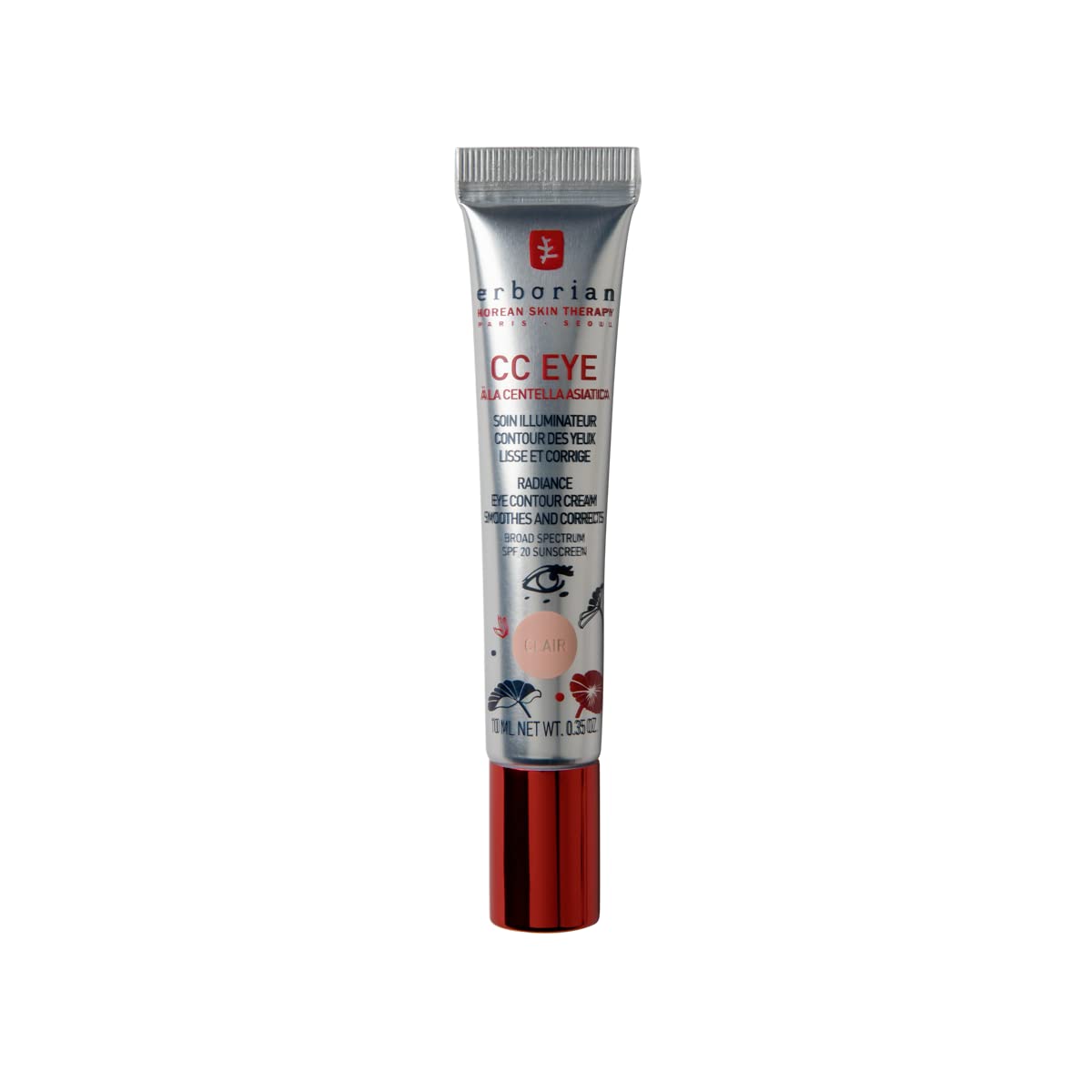 41RSDlzxgTL._SY1200_.jpg Erborian CC Augencreme Gold mit Centella Asiatica – Aufhellende Augenkonturpflege – Bild 1