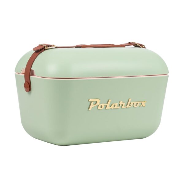 Kreher Polarbox Kühlbox Retro – Passive Kühltasche mit Schulterriemen für unterwegs