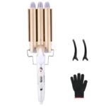 Reyke Welleisen 22mm mit 3 Fässern – Keramik Lockenstab für Beach Waves
