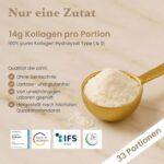 Gloura Premium Kollagen Pulver 500g – Typ 1 & 3 Hydrolysat für Haut & Bindegewebe – Bild 3