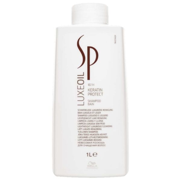 Wella SP Luxeoil Keratin Protect Shampoo 1L – Sanfte Reinigung für alle Haartypen