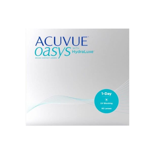 ACUVUE OASYS 1-Day -1,5 dpt Tageslinsen – Feuchtigkeitskomfort & UV-Schutz für 90 Tage