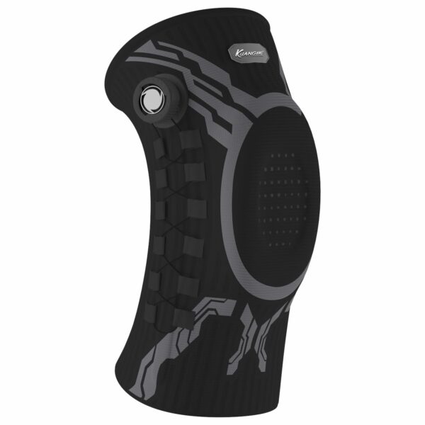 Kuangmi Kniebandage mit Drehknopf (XL) – Verstellbare Kompression für Sport & Rehabilitation