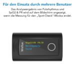 ViATOM Pulsoximeter mit Bluetooth – Sauerstoffsättigung & Herzfrequenz in 8 Sekunden – Bild 3