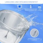 Bear Elektrischer Fleischwolf 2L+1.8L mit 600W & 2 Geschwindigkeiten – Häcksler für Fleisch & Gemüse – Bild 7