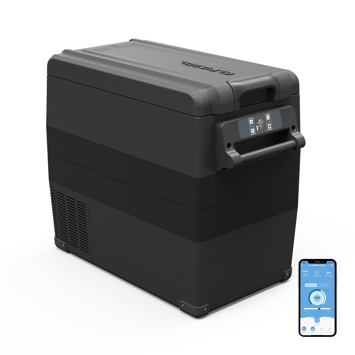 511UY9lM2ZL._SY1200_.jpg Alpicool NCF55 50L Kompressor-Kühlbox – Tragbarer Gefrierschrank 12V/24V für Auto, Camping & Boot – Bild 1