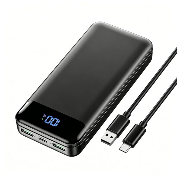 Enerwow Power Bank 27000 mAh – 22.5W Schnellladung mit USB-C für iPhone & mehr