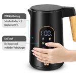 FOR ME Edelstahl Wasserkocher 1,7 L – Digitale Temperaturwahl 40-100°C mit Warmhaltefunktion – Bild 6