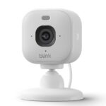 Blink Mini 2K+ Überwachungskamera – 2K-Videoauflösung mit Farbnahtsicht für zuhause