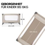 hauck Dream N Play Reisebett Set mit Alvi Matratze & Moskitonetz – Faltbares Babybett für unterwegs – Bild 3