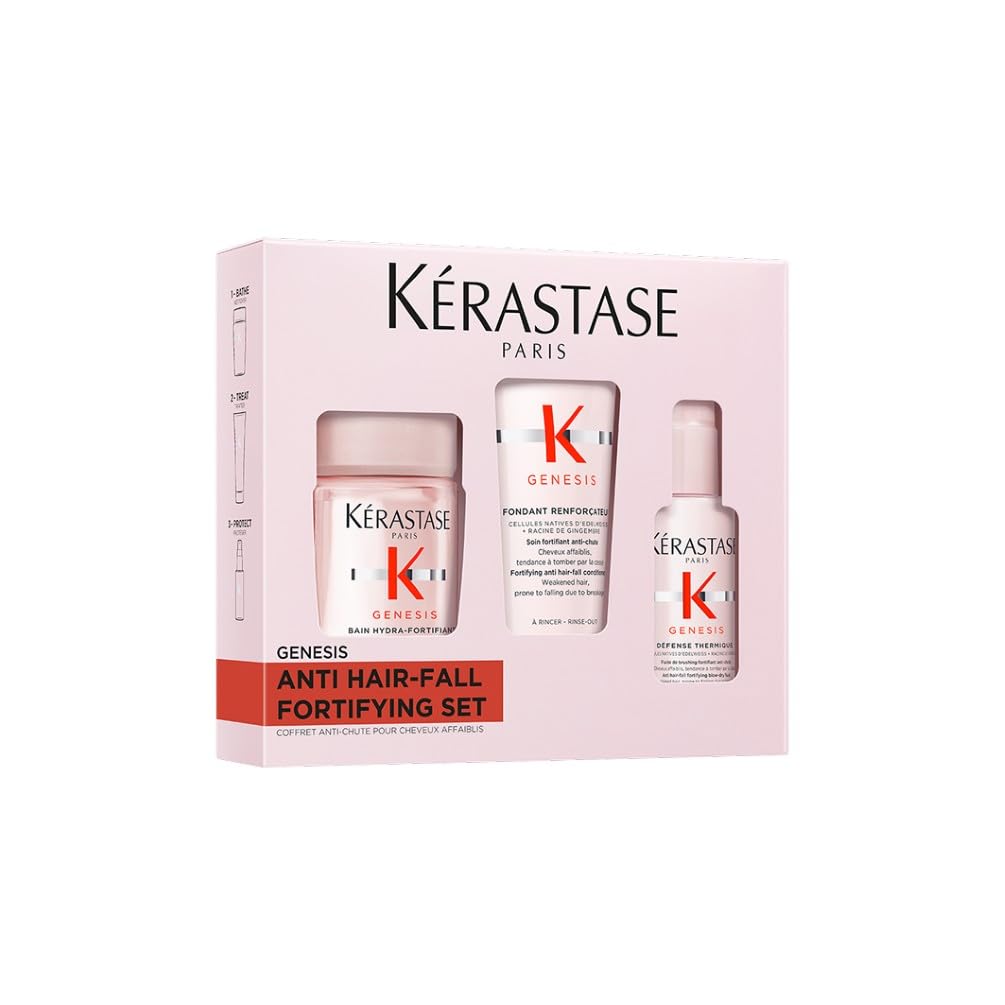 5188mrDbFSL._SY1005_.jpg Kérastase Genesis Probierset – Shampoo, Haarspülung & Hitzeschutz für feines, brüchiges Haar gegen Haarverlust – Bild 1