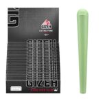 25er Pack Gizeh Black King Size Slim – Premium Drehblätter mit Magnetverschluss & Jointhülle