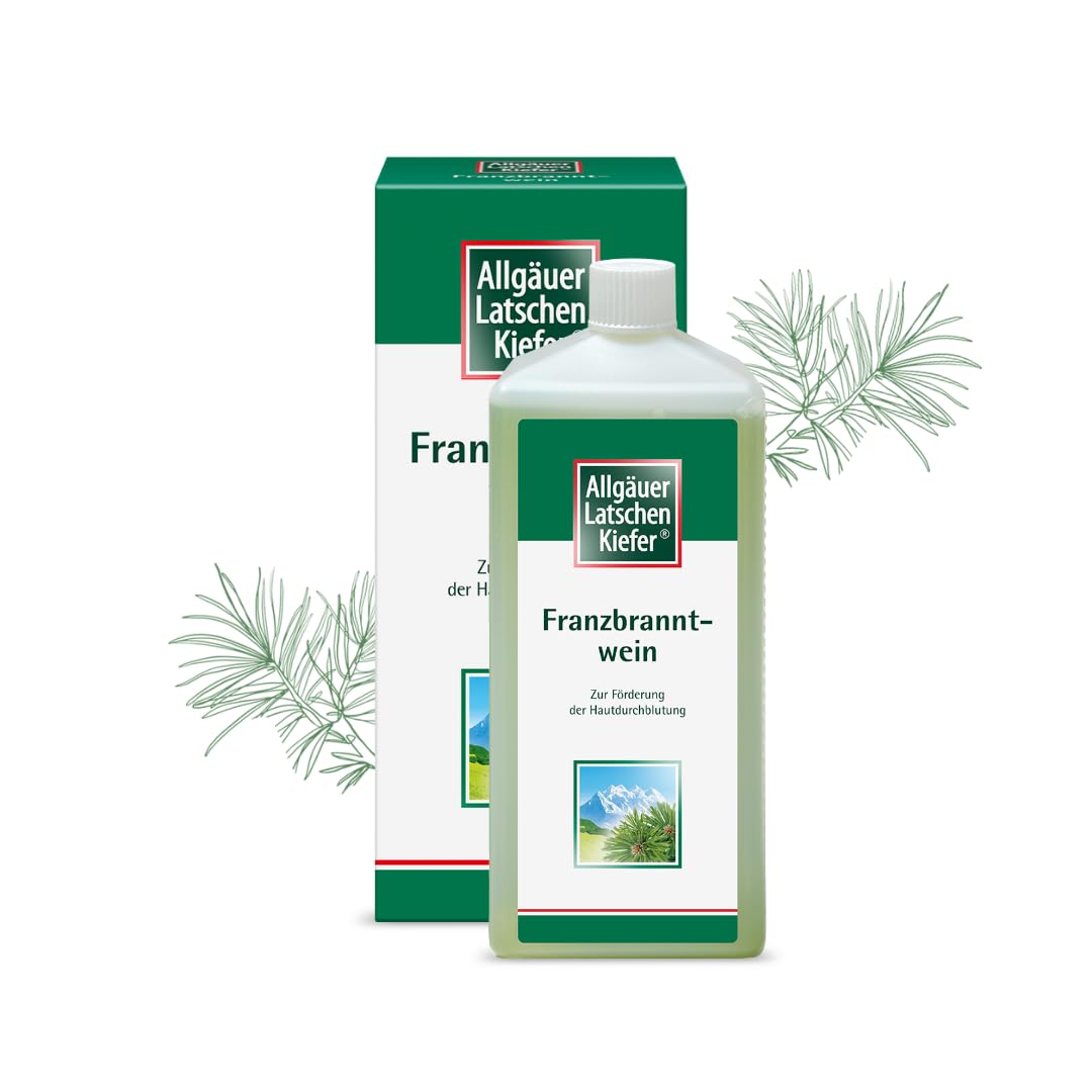 519ATJVZTsL._SY1080_.jpg Allgäuer Latschenkiefer Franzbranntwein extra stark – 1000 ml Massageöl – Bild 1