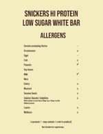 Snickers White Low Sugar High Protein Bar 12er Pack – Proteinriegel mit weisser Schokolade – Bild 6