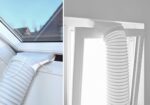 Klimaanlage Abluftschlauch Adapter – Universal Fensteradapter für mobile Klimageräte
