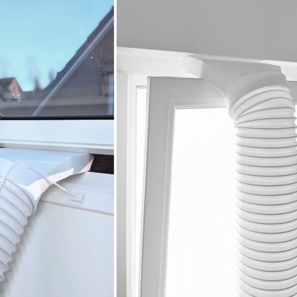Klimaanlage Abluftschlauch Adapter – Universal Fensteradapter für mobile Klimageräte