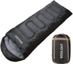 SOULOUT Schlafsack 3–4 Jahreszeiten 220 × 83 cm – Wasserdicht & Leicht für Camping