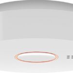 GIRA Basic Q Rauchwarnmelder 114502 – Reinweiß glänzend, zertifiziert nach DIN EN 14604