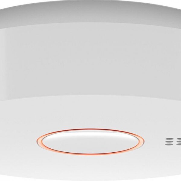 GIRA Basic Q Rauchwarnmelder 114502 – Reinweiß glänzend, zertifiziert nach DIN EN 14604