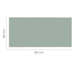 roba Reisebettmatratze 60x120 cm 'roba Style' – Faltbar mit Tragetasche Frosty Green – Bild 3