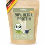 HANS Brainfood 1kg Bio Erbsenprotein 90% – Veganes Proteinpulver mit Optimalem Aminosäureprofil