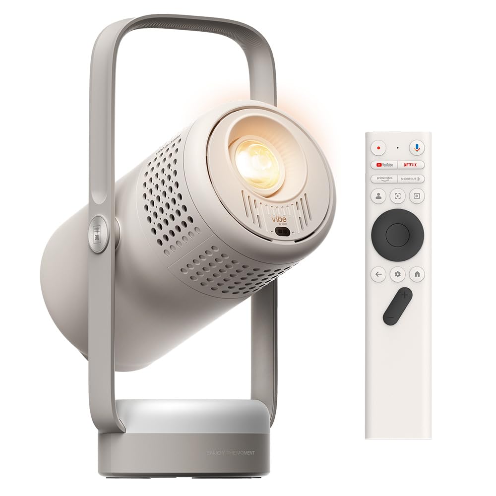 51AxRu92U8L._SY1000_.jpg XGIMI Vibe One – Tragbarer 1080p Akku-Beamer mit Google TV & JBL Sound – Bild 1